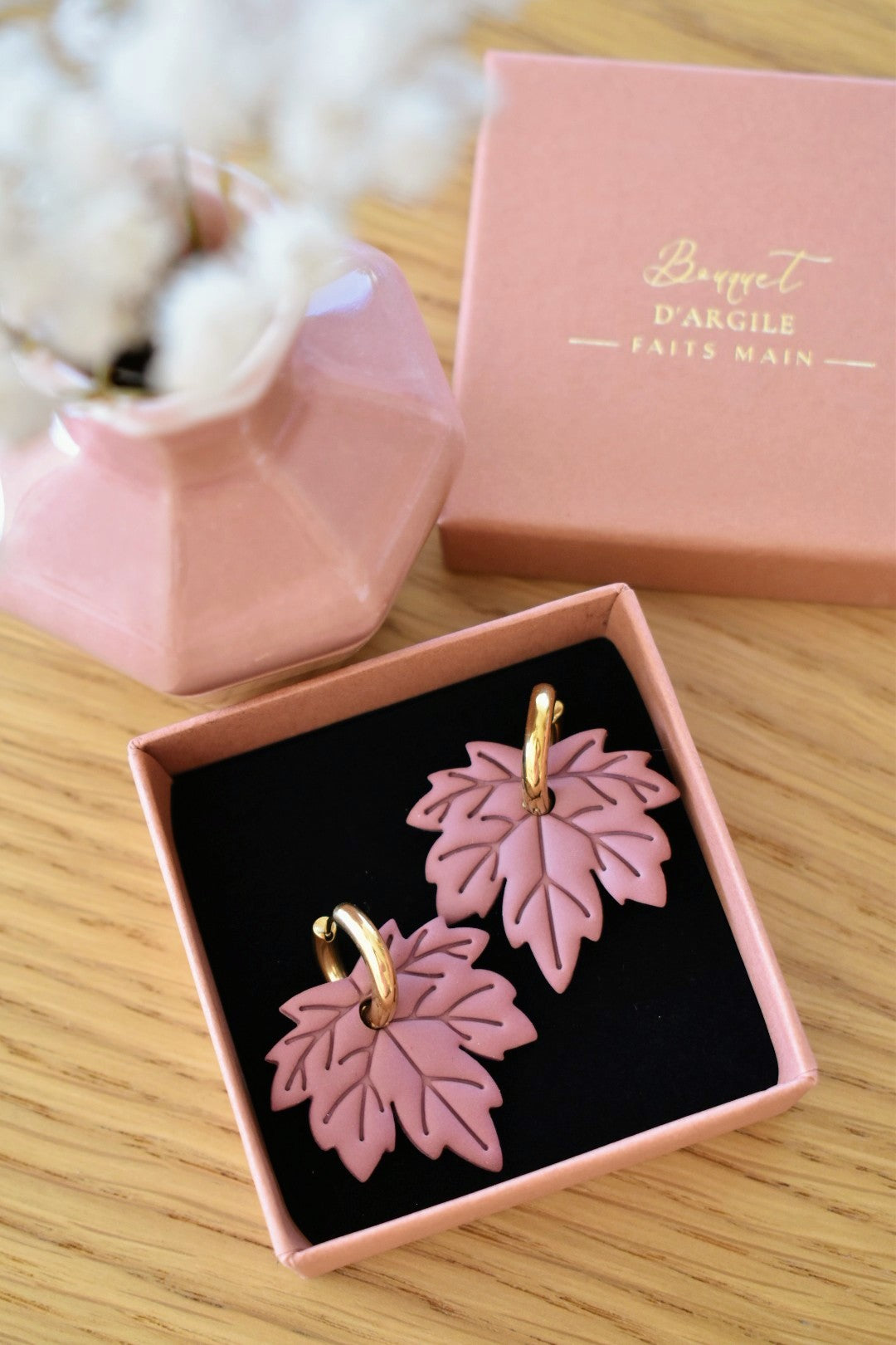 Pampilles feuilles d'érable (3 couleurs au choix)