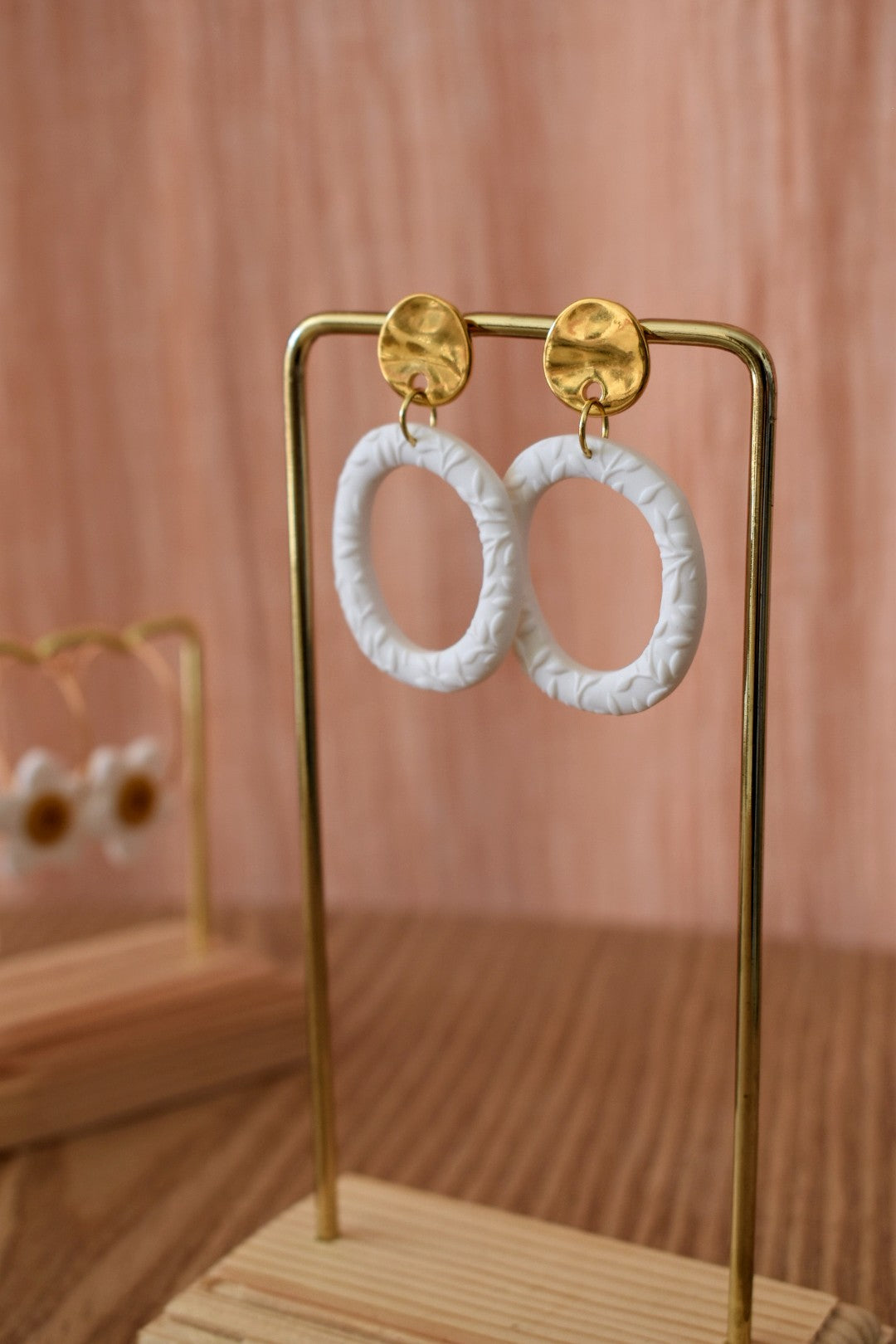 Boucles d'oreilles "OLIVIA" dorées