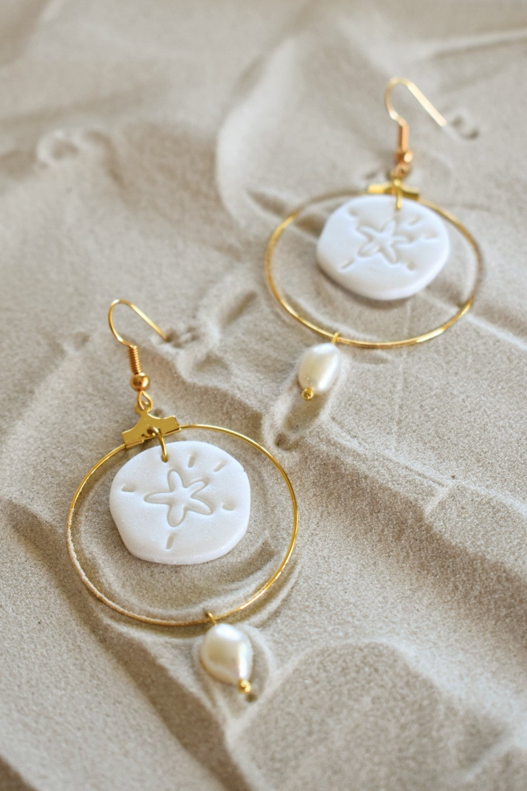 Boucles d'oreilles "Sand dollars"