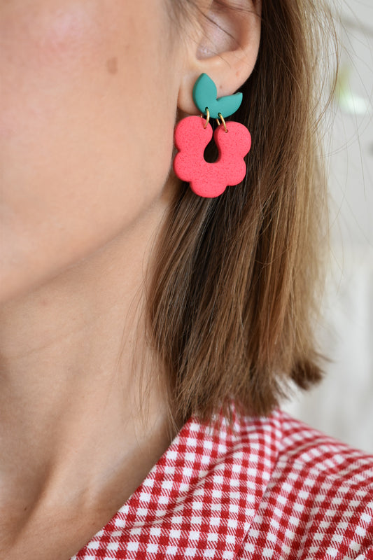 Boucles d'oreilles "RASPBERRY"