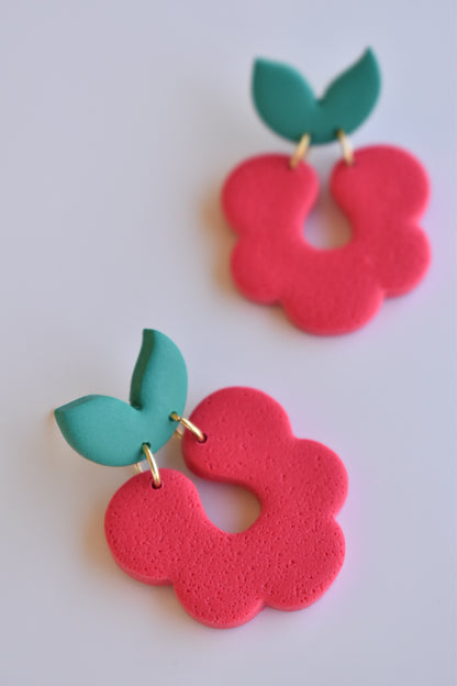 Boucles d'oreilles "RASPBERRY"