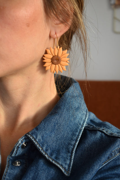Boucles d'oreilles SUNFLOWER v2