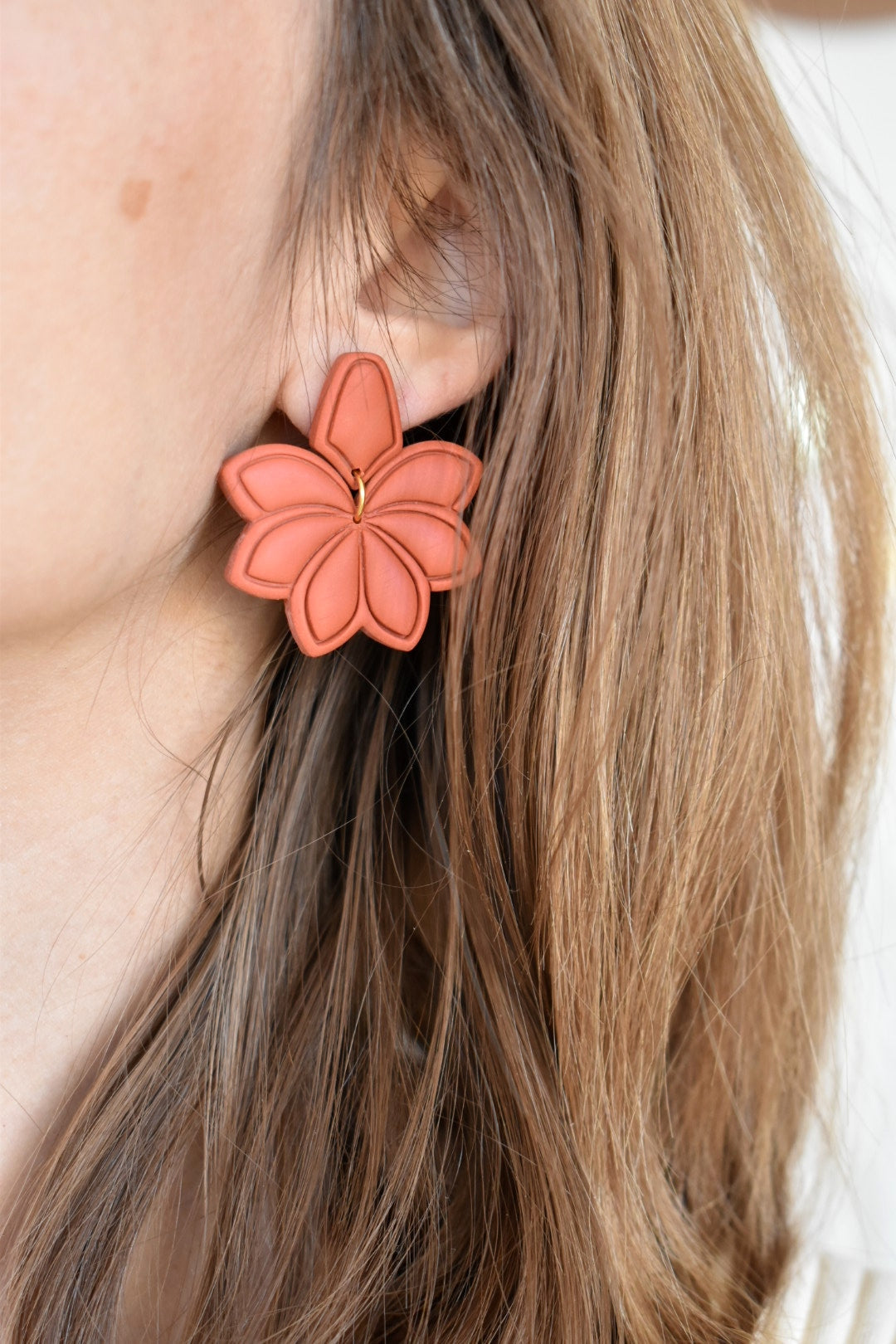 Terracotta “ALICE” earrings