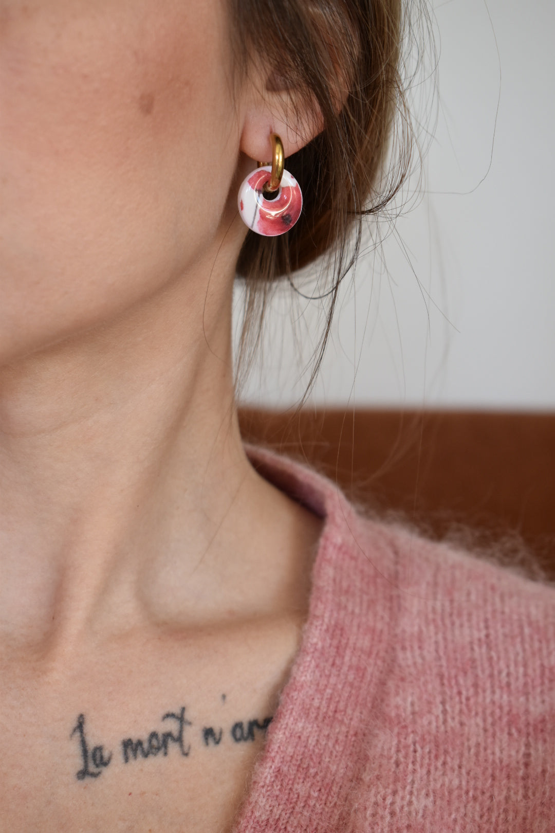 Mini pampilles, motif coquelicots