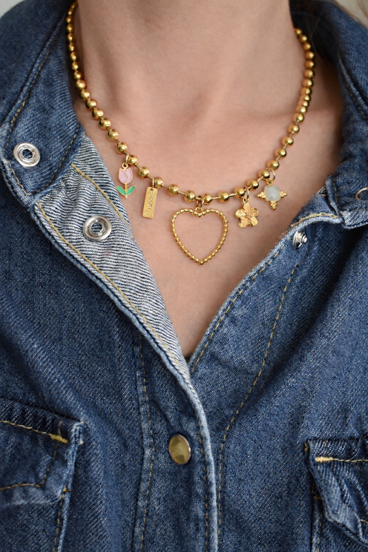 Collier grigri "AMOUR"