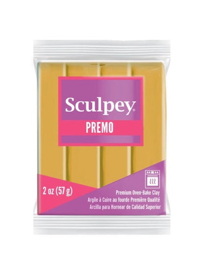 Argile Sculpey Premo moutarde