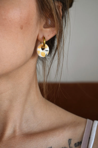 Mini pampilles, motif citrons