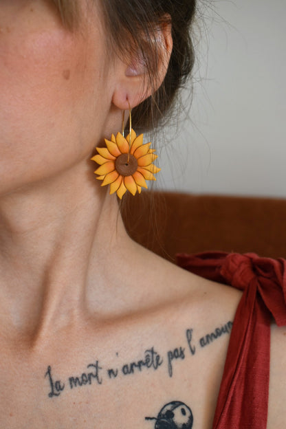 Boucles d'oreilles "Sunflower"