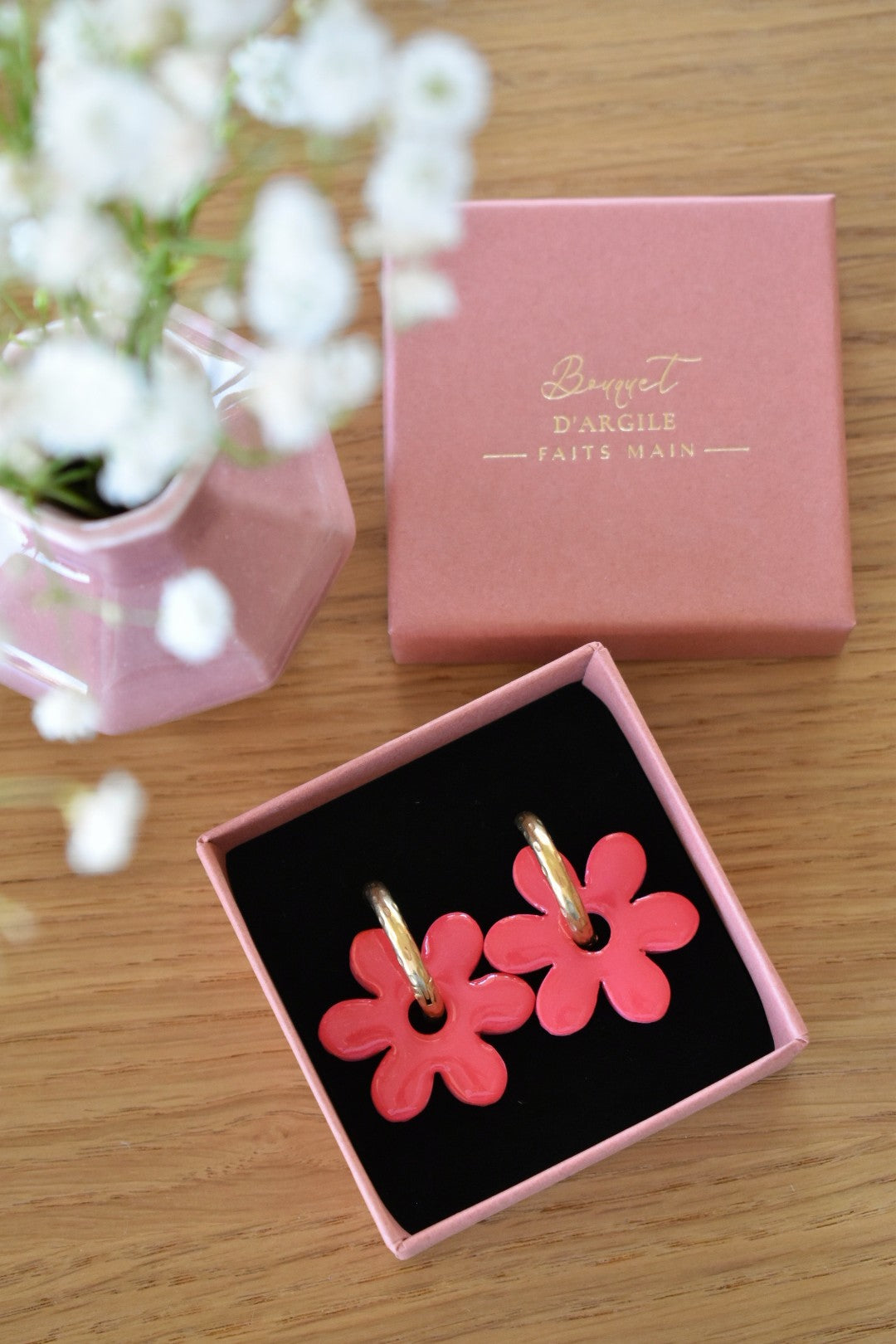 Pampilles fleurs réversibles