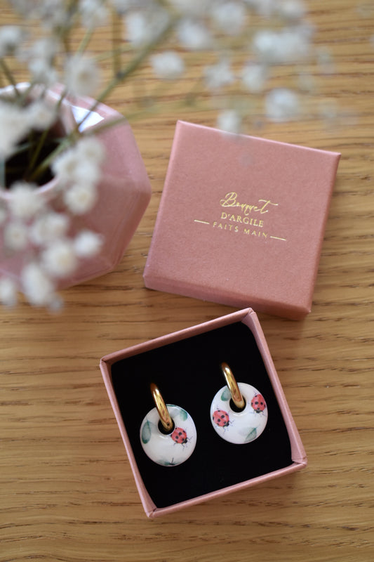 Mini pampilles, motif trèfles