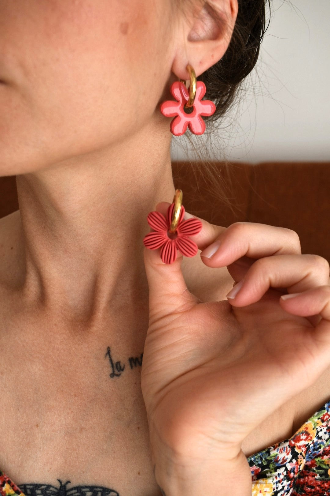 Pampilles fleurs réversibles