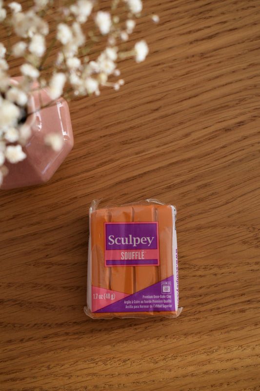 Argile Sculpey Soufflé crème brûlée
