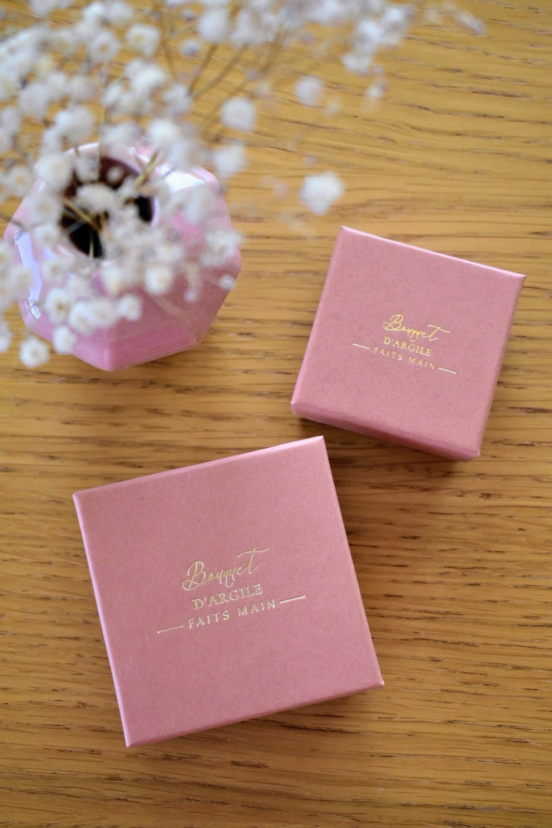 🎁 Écrin cadeau Bouquet d’argile