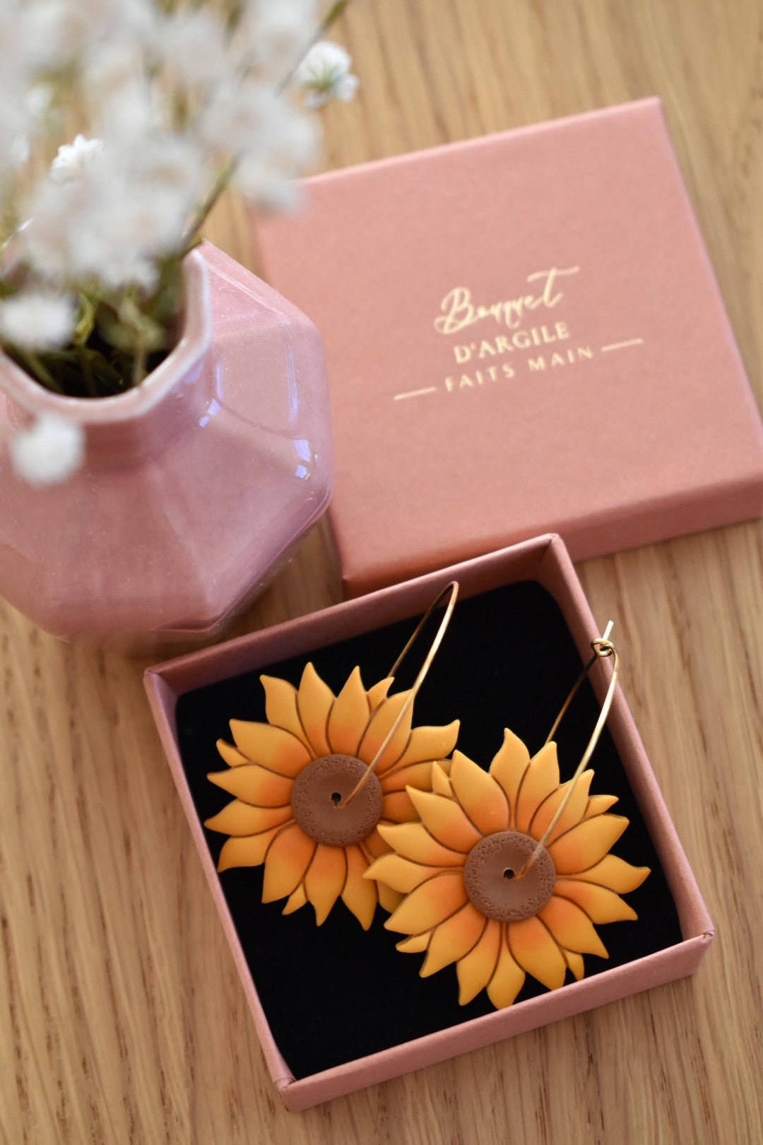 Boucles d'oreilles "Sunflower"