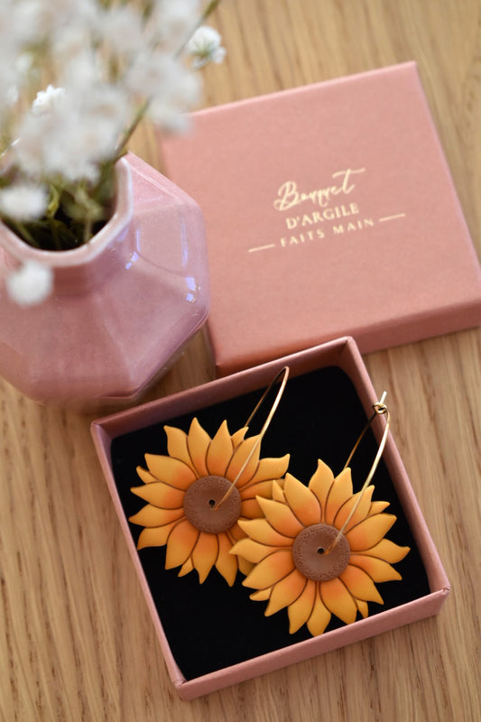 Boucles d'oreilles "Sunflower"