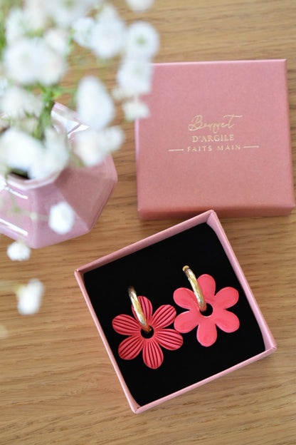 Pampilles fleurs réversibles