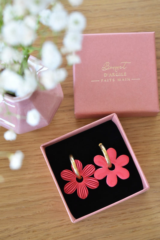 Pampilles fleurs réversibles